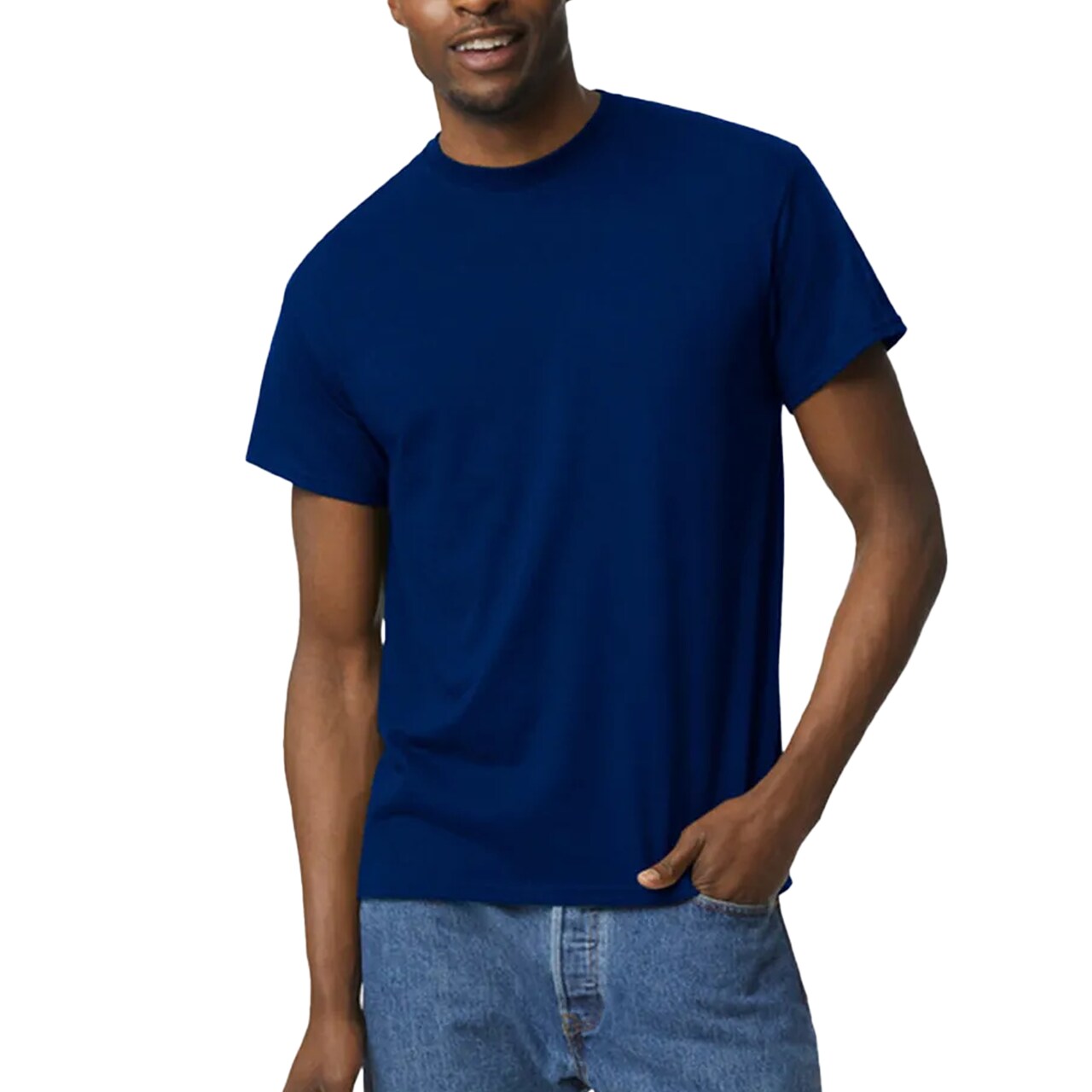 Gildan DryBlend T-Shirt, Men Short Sleeve Assorted Colors Tee for Arts and Crafts